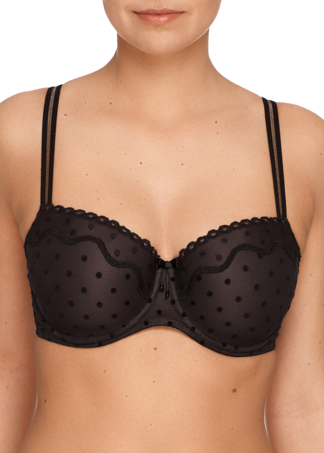 Soutien-gorge Balconnet Rembourr Twist de Prima Donna Noir